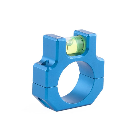 Toni System Livella con bolla per ottica con tubo da 25,4 mm – Blu
