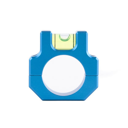 Toni System Livella con bolla per ottica con tubo da 25,4 mm – Blu