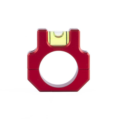 Toni System Livella con bolla per ottica con tubo da 25,4 mm – Rosso