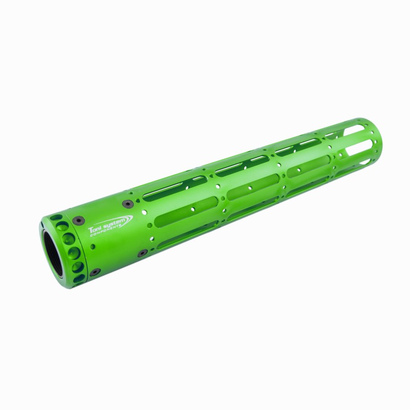 Toni System Tubo astina AR15 4 asole, lunghezza 310 mm – Verde