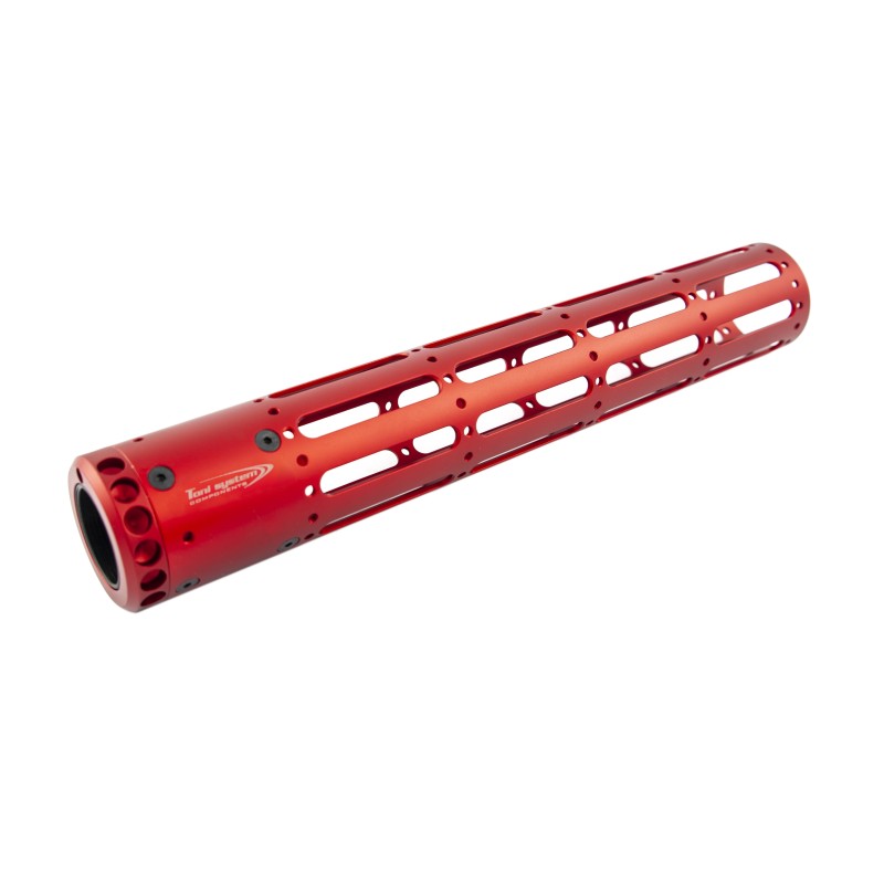 Toni System Tubo astina AR15 4 asole, lunghezza 310 mm – Rosso