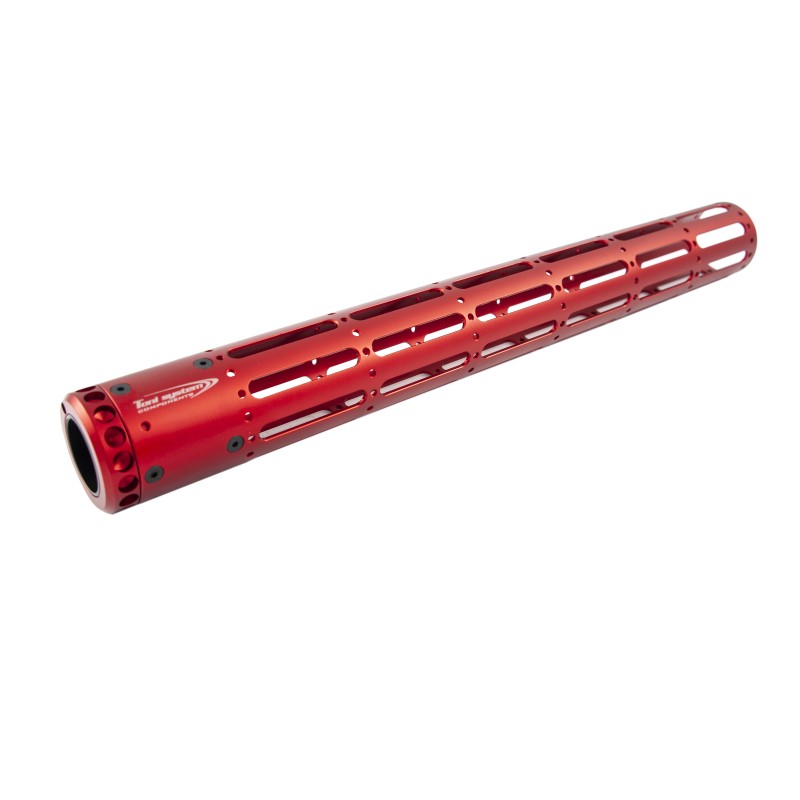 Toni System Tubo astina AR15 6 asole, lunghezza 435 mm – Rosso