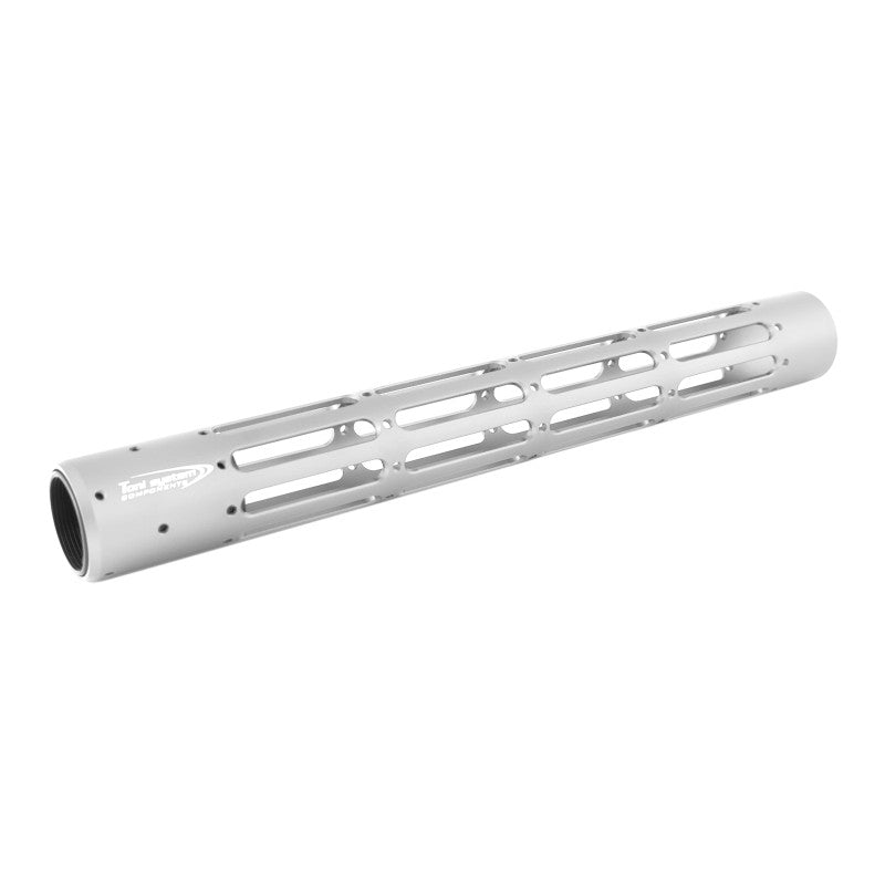 Toni System Tubo astina AR9 4 asole, lunghezza 324,75 mm (12,78") – Argento