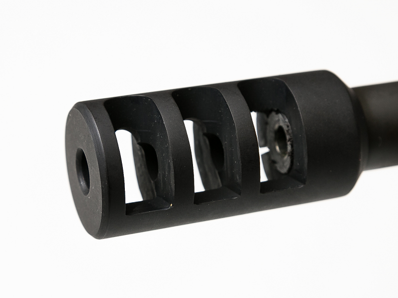 R2 USA Muzzle Brake Thread M18/1 Caliber 6/.338LM - Black