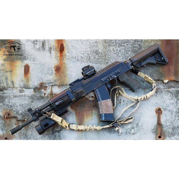 Strike Industries AK Rear Sight Rail 2 con rail esteso e rail a 45°, foto 6 di 10