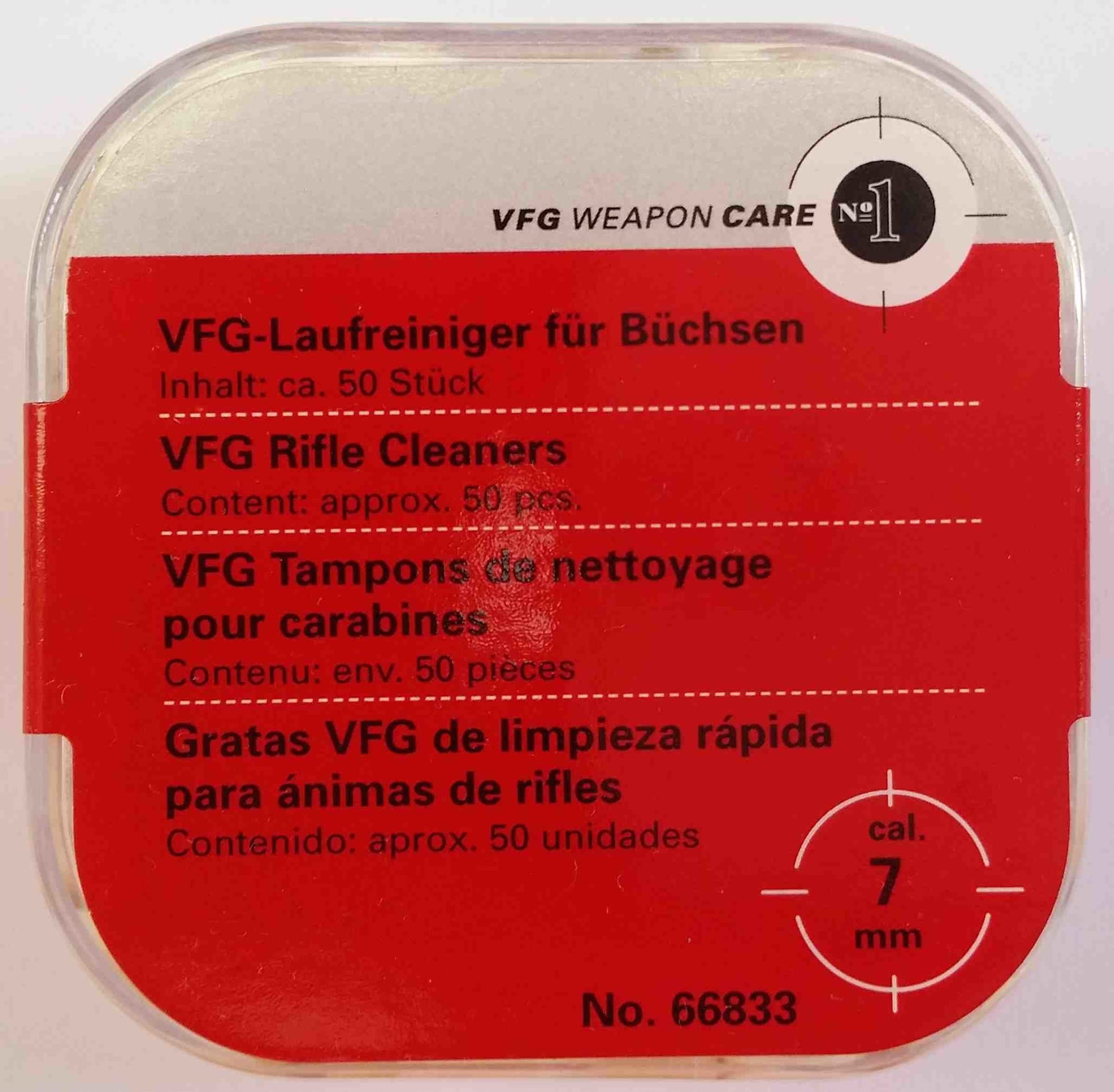 VFG Weapon Care Feltrini 7mm Box 50pz.