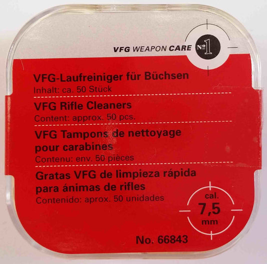 VFG Weapon Care Feltrini 7,5mm Box 50pz.