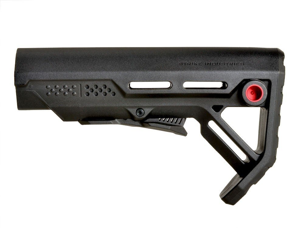 Strike Industries calcio Viper MOD-1 per AR-15, nero/rosso, dettaglio 2
