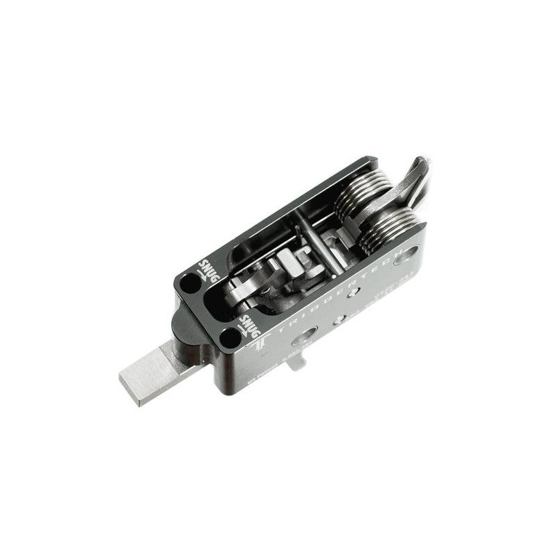 TriggerTech AR-15 Combat grilletto curvo nero vista laterale
