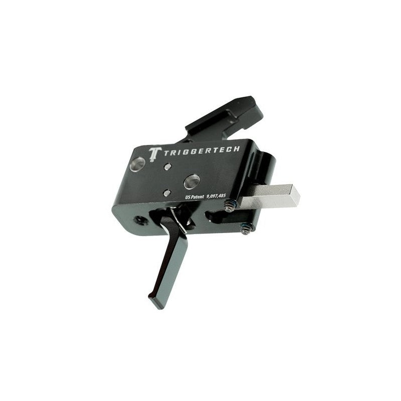 TriggerTech AR-15 Combat grilletto dritto nero vista laterale